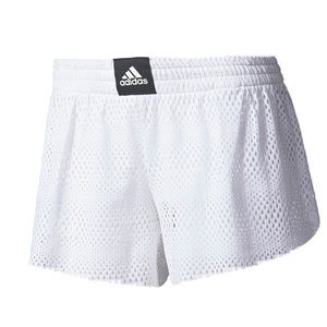 Adidas Shorts- white mesh